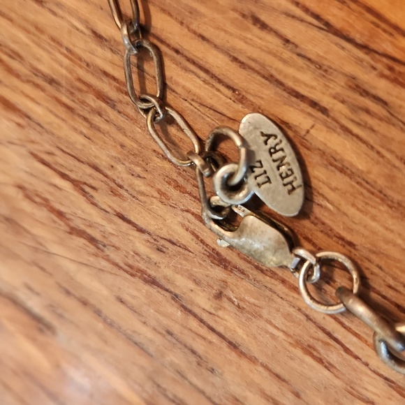 Liz‎ Henry 925 silver marked turquoise beaded necklace 18" - Picture 5 of 15